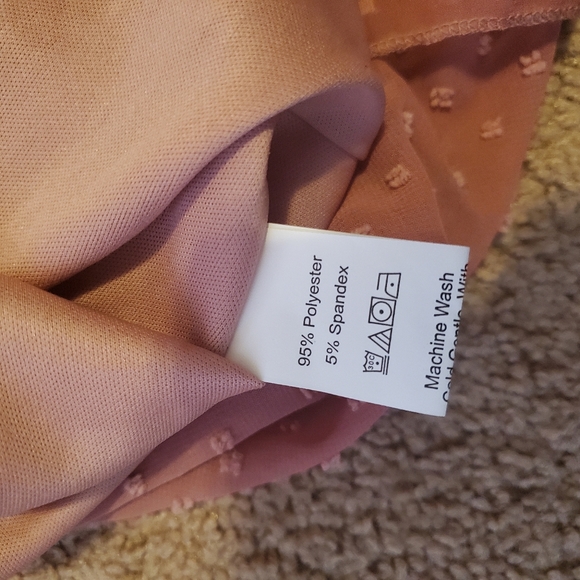 Shein Curve Pink Skater Style Dress - Picture 2 of 7